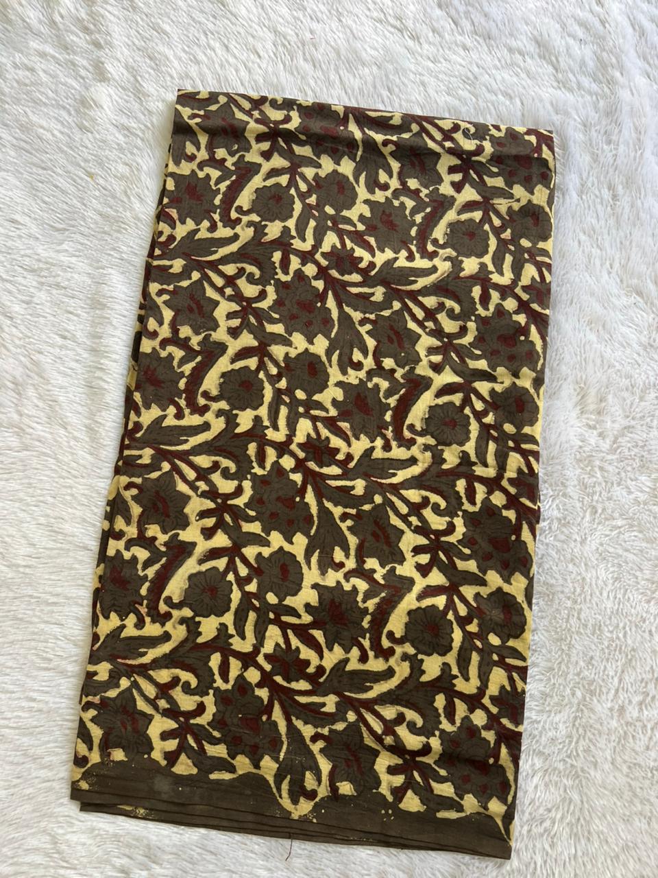 Vanasapati print cotton kurta material fabrics