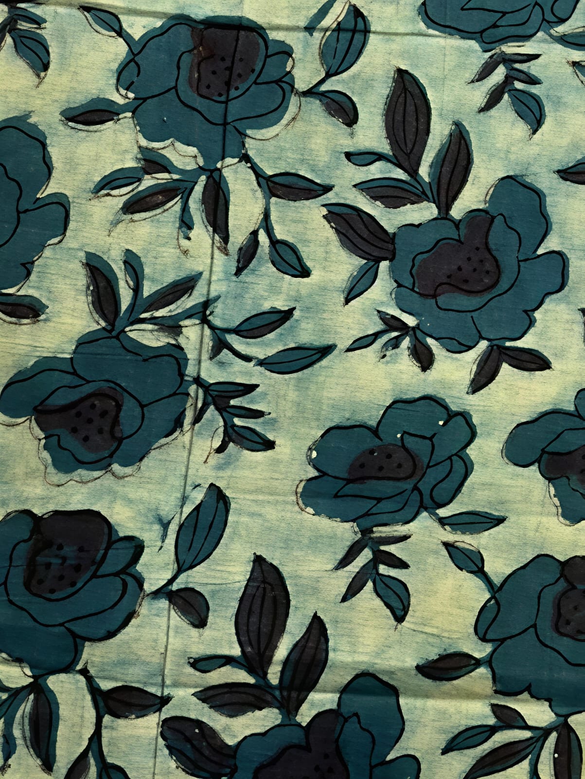Vanasapati print cotton kurta material fabrics