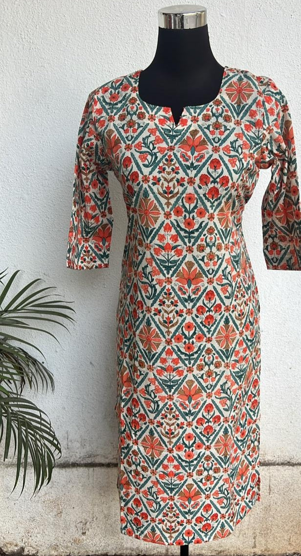 Women’s readymade Straight fit Kurtis copy