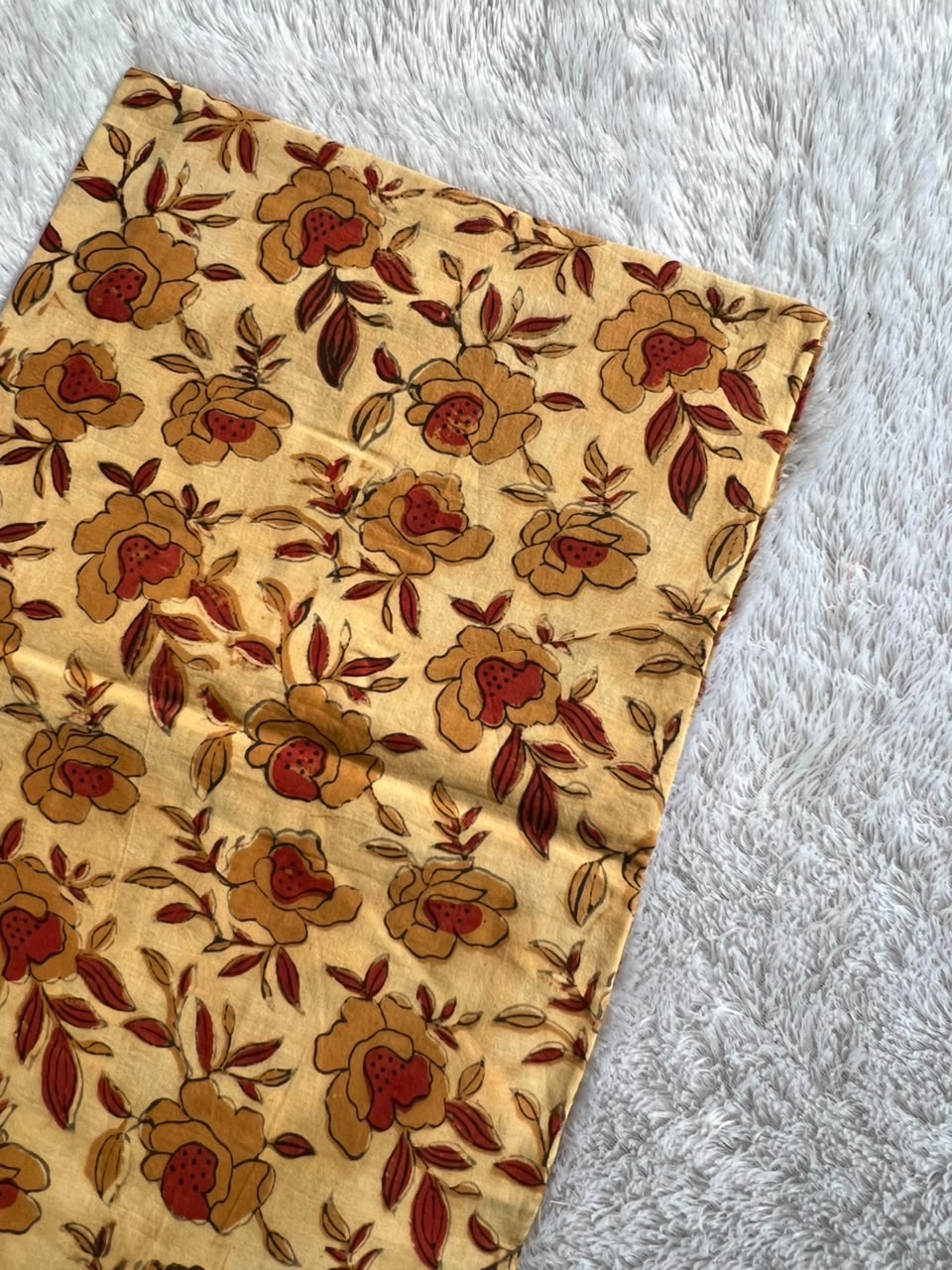 Vanasapati print cotton kurta material fabrics
