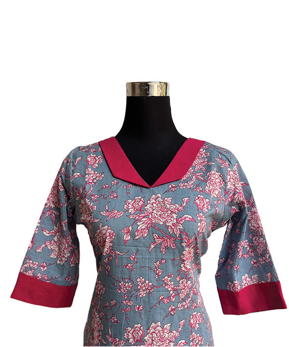 Women’s Floral Printed Kurti I Elegant floral design