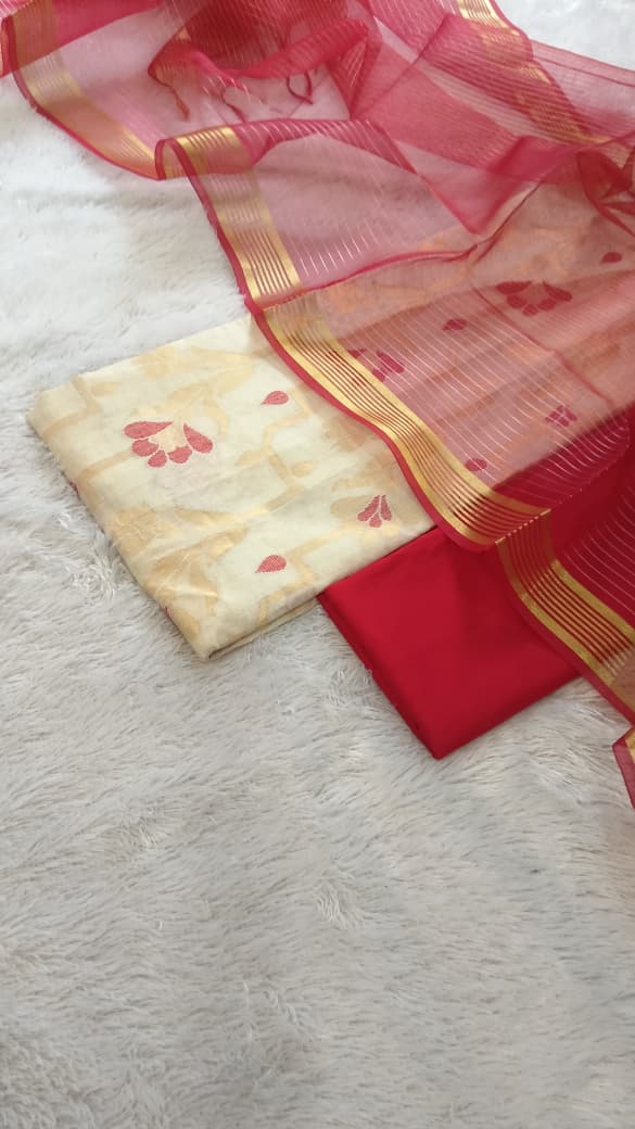 Banarasi Jamdani 3 piece set