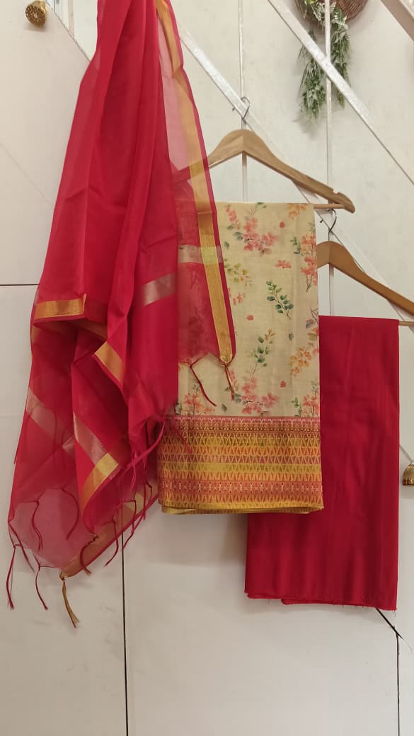 semi silk 3 piece set