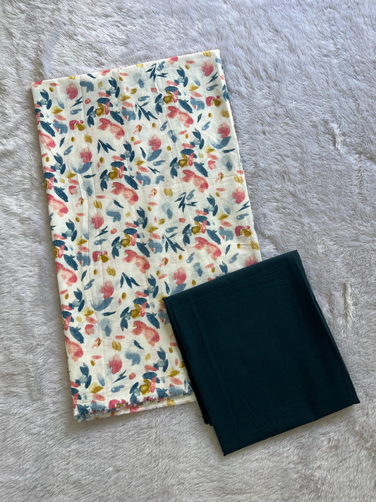 Two piece cotton collection material