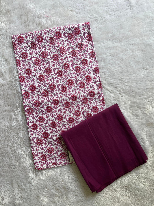 Two piece cotton collection material