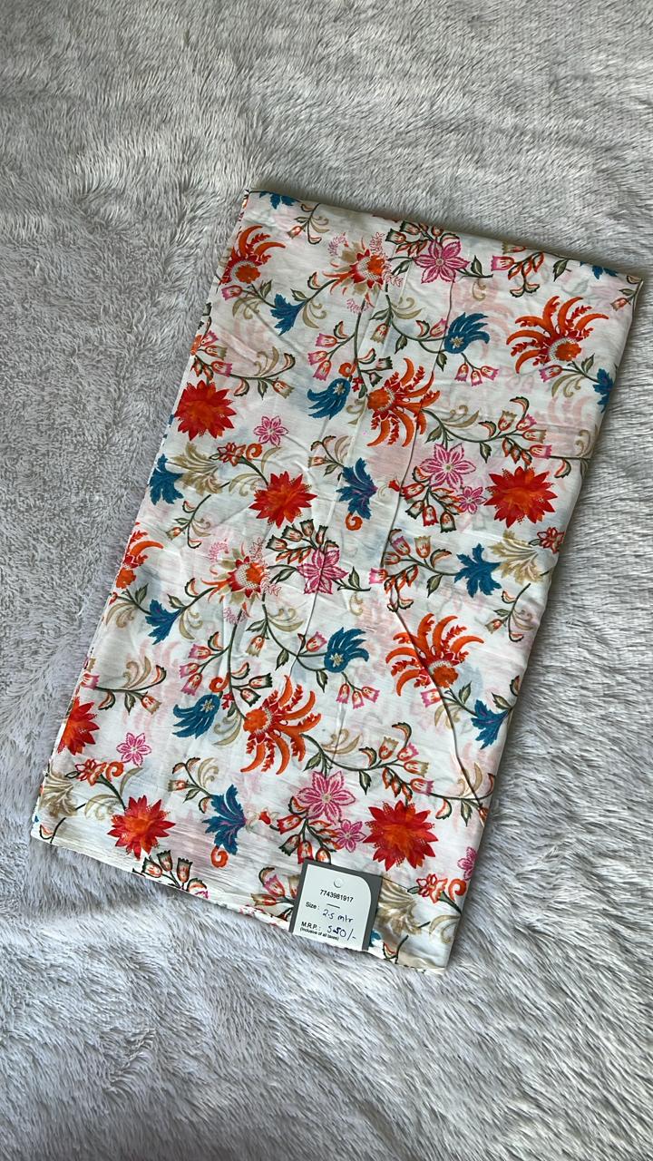 cambric  print cotton  kurta material fabrics