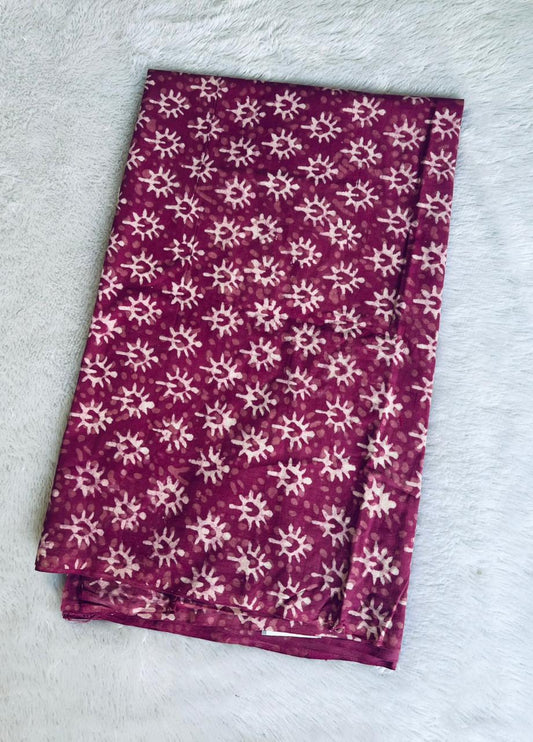 dabhu  print cotton  kurta material fabrics