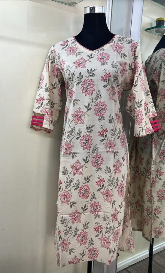 Women’s readymade Straight fit Kurtis