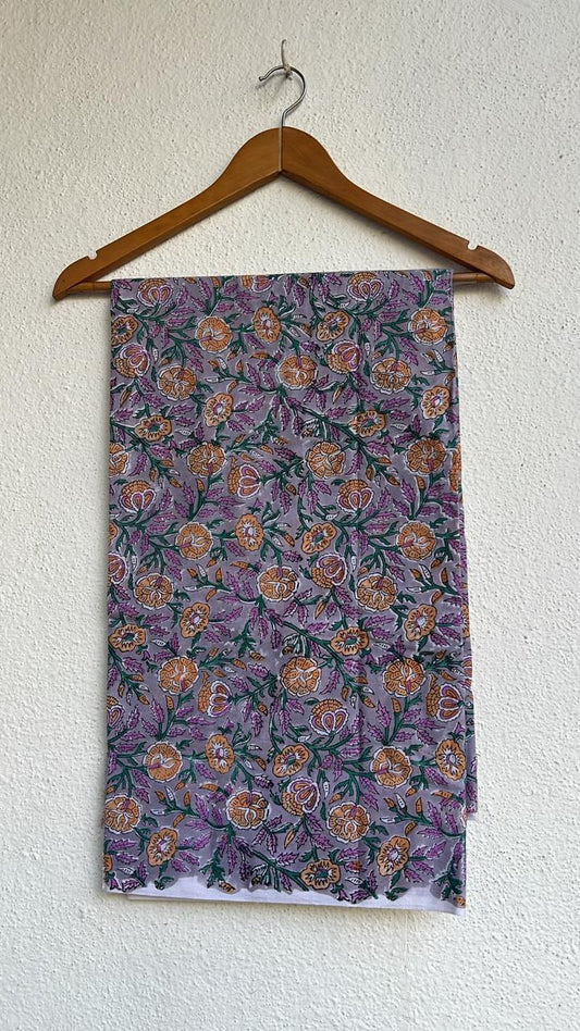 Sangneri  print cotton  kurta material fabrics